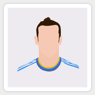 Gareth Bale Minimalistic Face Art Sticker